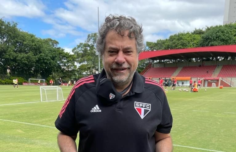 O presidente do São Paulo, Julio Casares