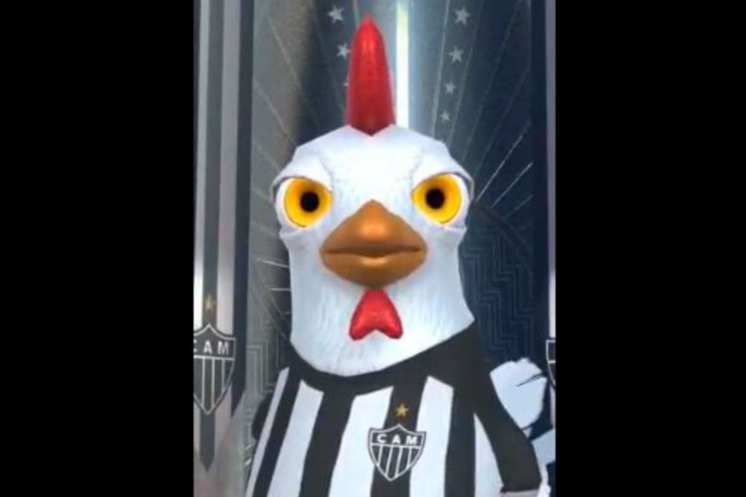 Postagem no Twitter oficial do Atlético, que comemorou a queda do rival Cruzeiro para a Série B