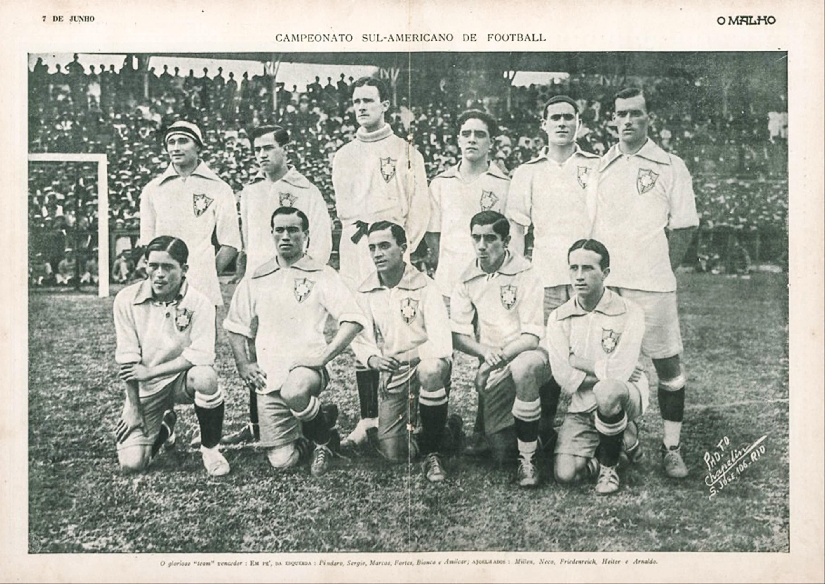 Sul-Americano 1919: primeiro grande título da seleção brasileira