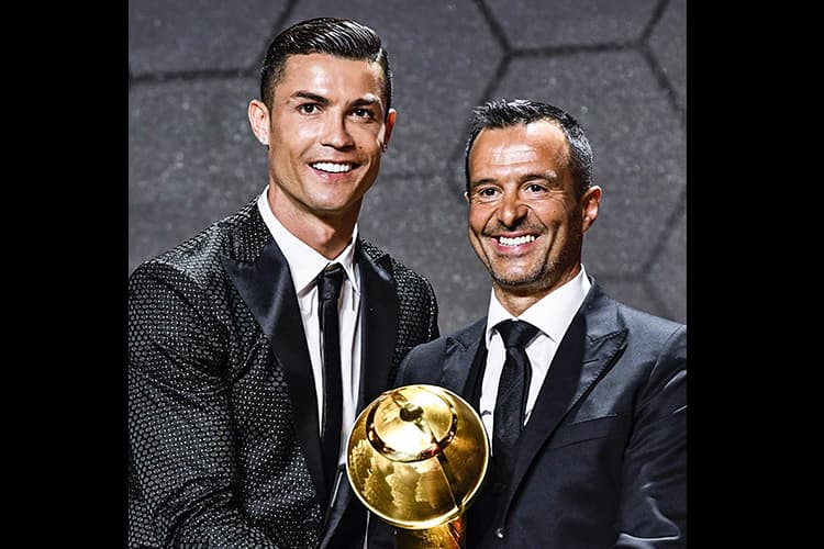 O MELHOR DO MUNDO É PORTUGUÊS - Mendes com CR7: agente e “pai” do craque