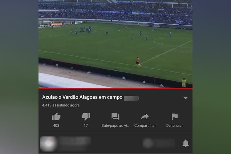 Transmissão pirata de CSA X Palmeiras