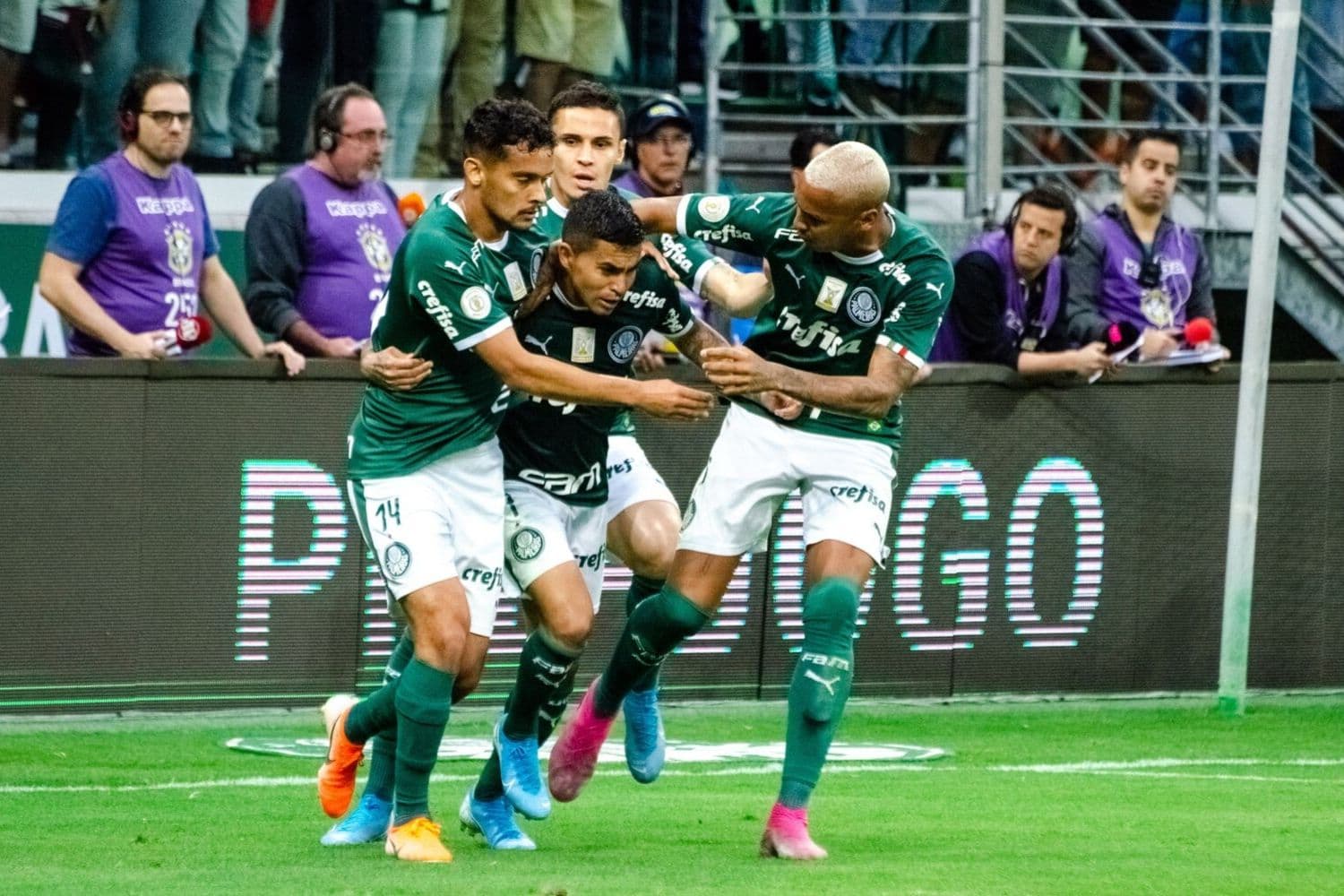 Atacante empatou no segundo tempo, após tabela na linha de fundo com Gustavo Scarpa