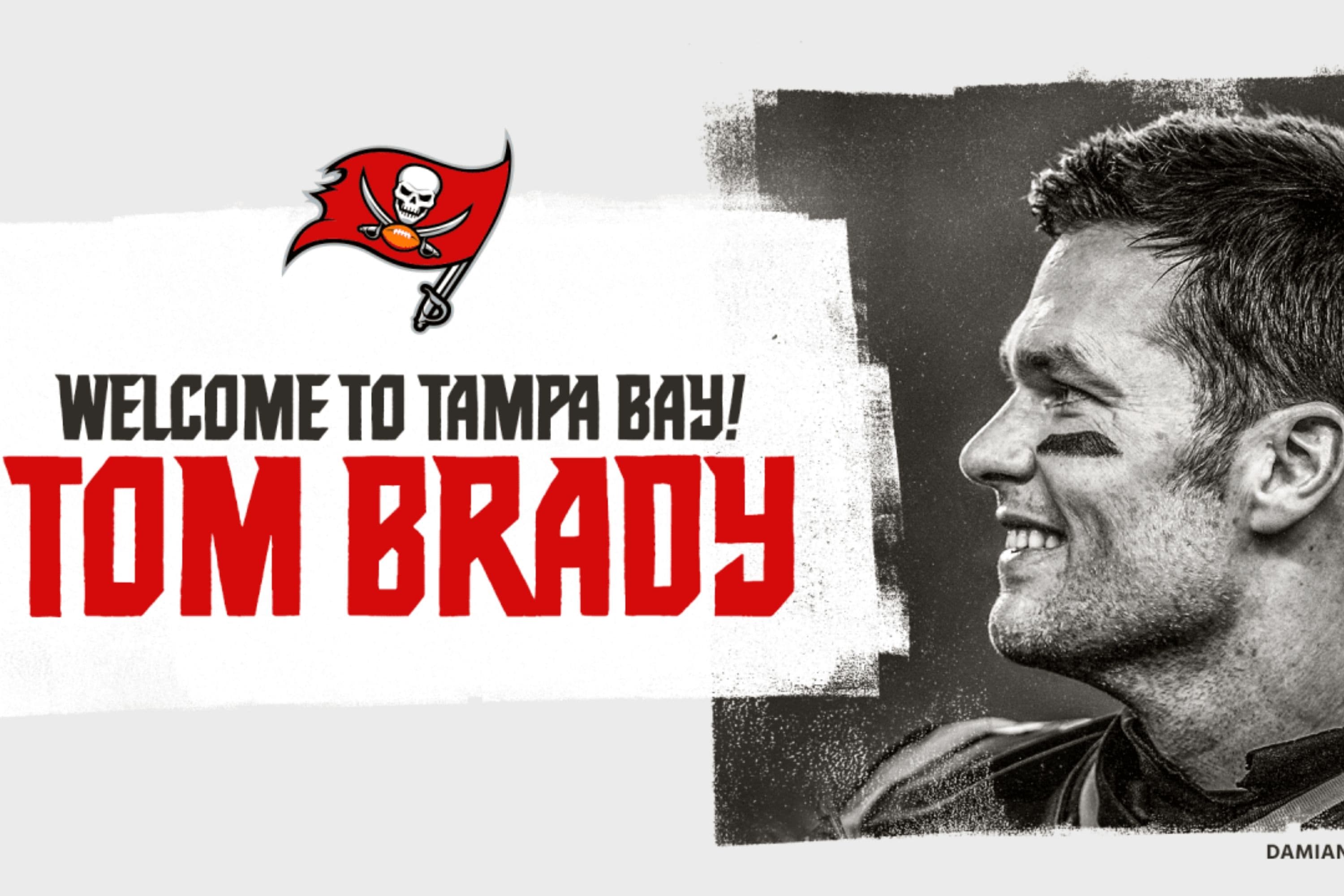 Tom Brady é o novo quarterback do Tampa Bay Buccaneers