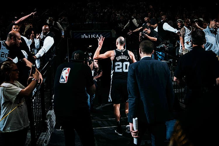 Manu Ginobili, jogador do San Antonio Spurs, anuncia aposentadoria