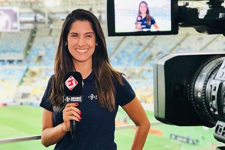 Bruna Dealtry, repórter do canal Esporte Interativo