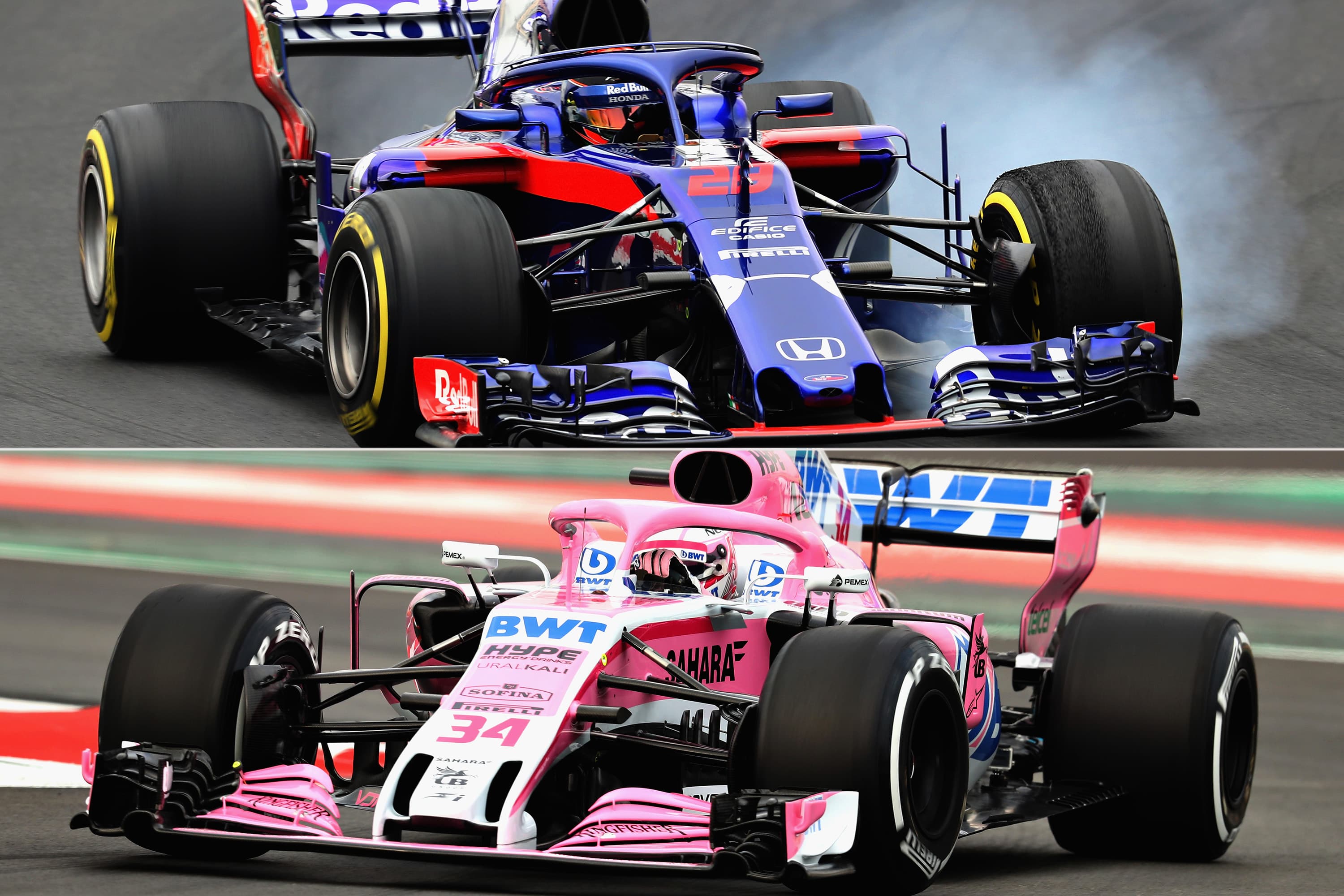 Toro Rosso e Force India apresentam carros para a Fórmula 1 2018