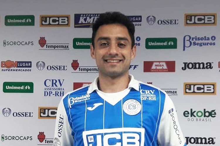 O jogador Daniel, durante sua passagem pelo São Bento
