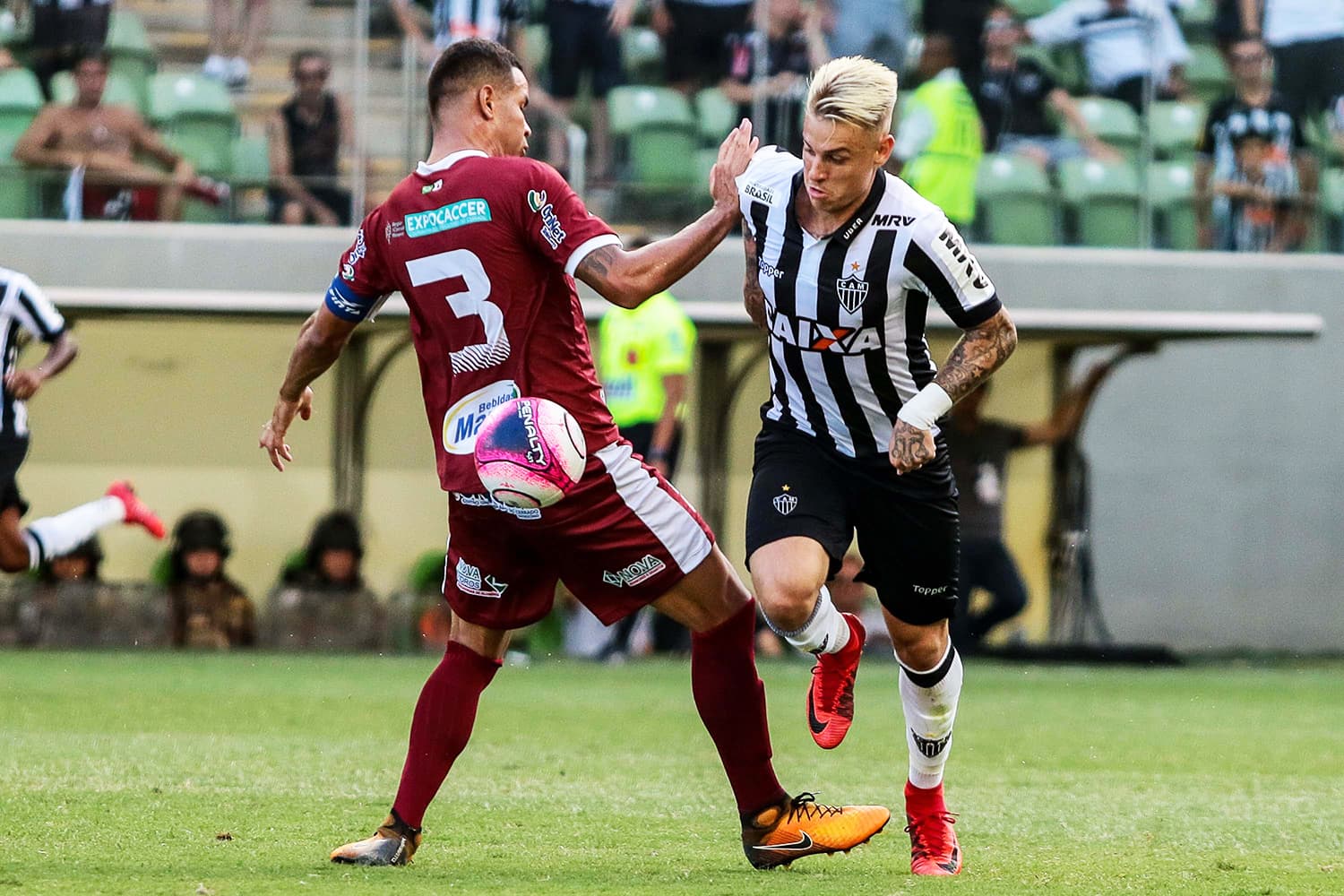 Partida entre Atlético-MG x Patrocinense, válida pelo Campeonato Mineiro, realizada no Estádio Independência, em Belo Horizonte - 28/01/2018