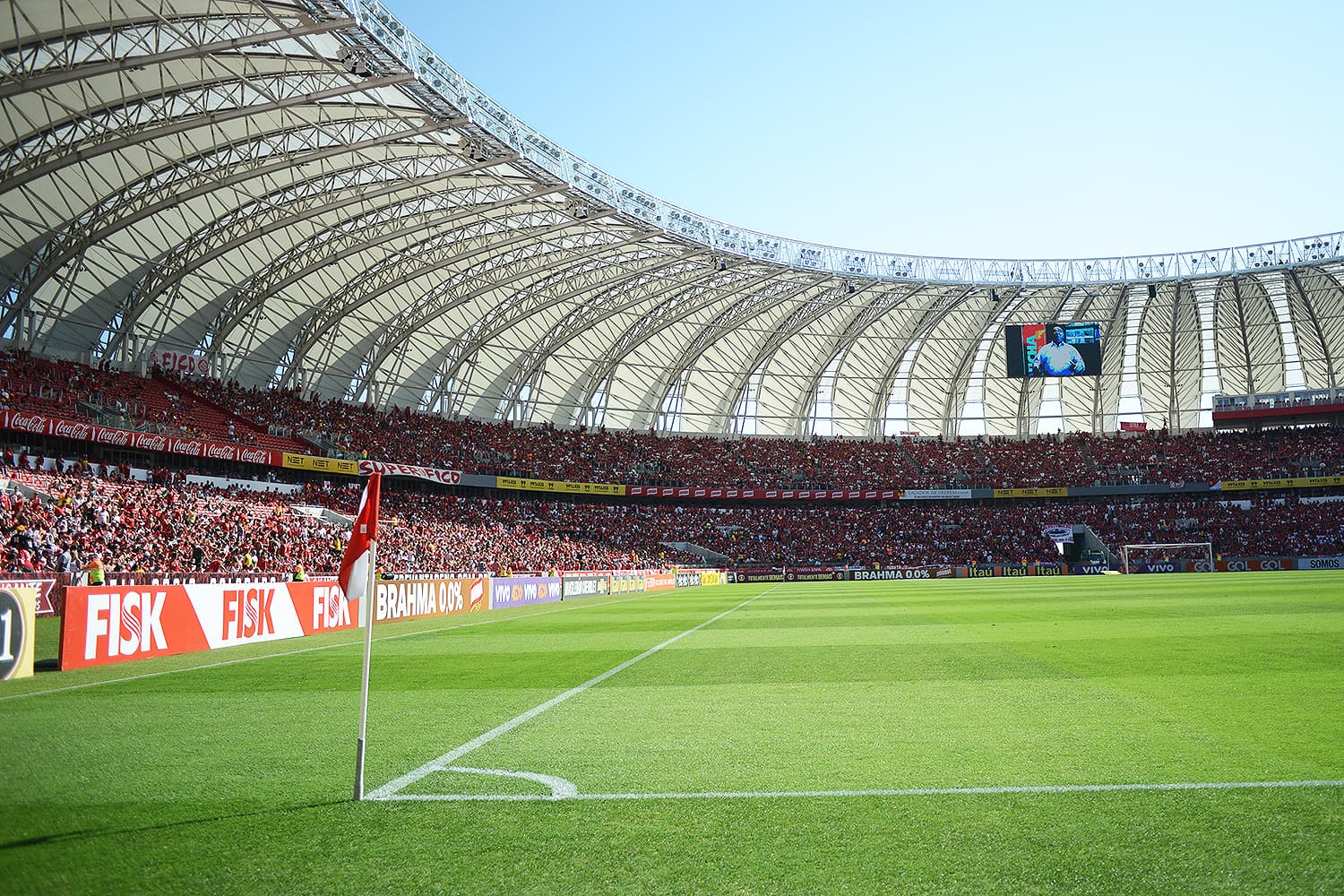 Vista do Estádio Beira-Rio, em Porto Alegre (RS)