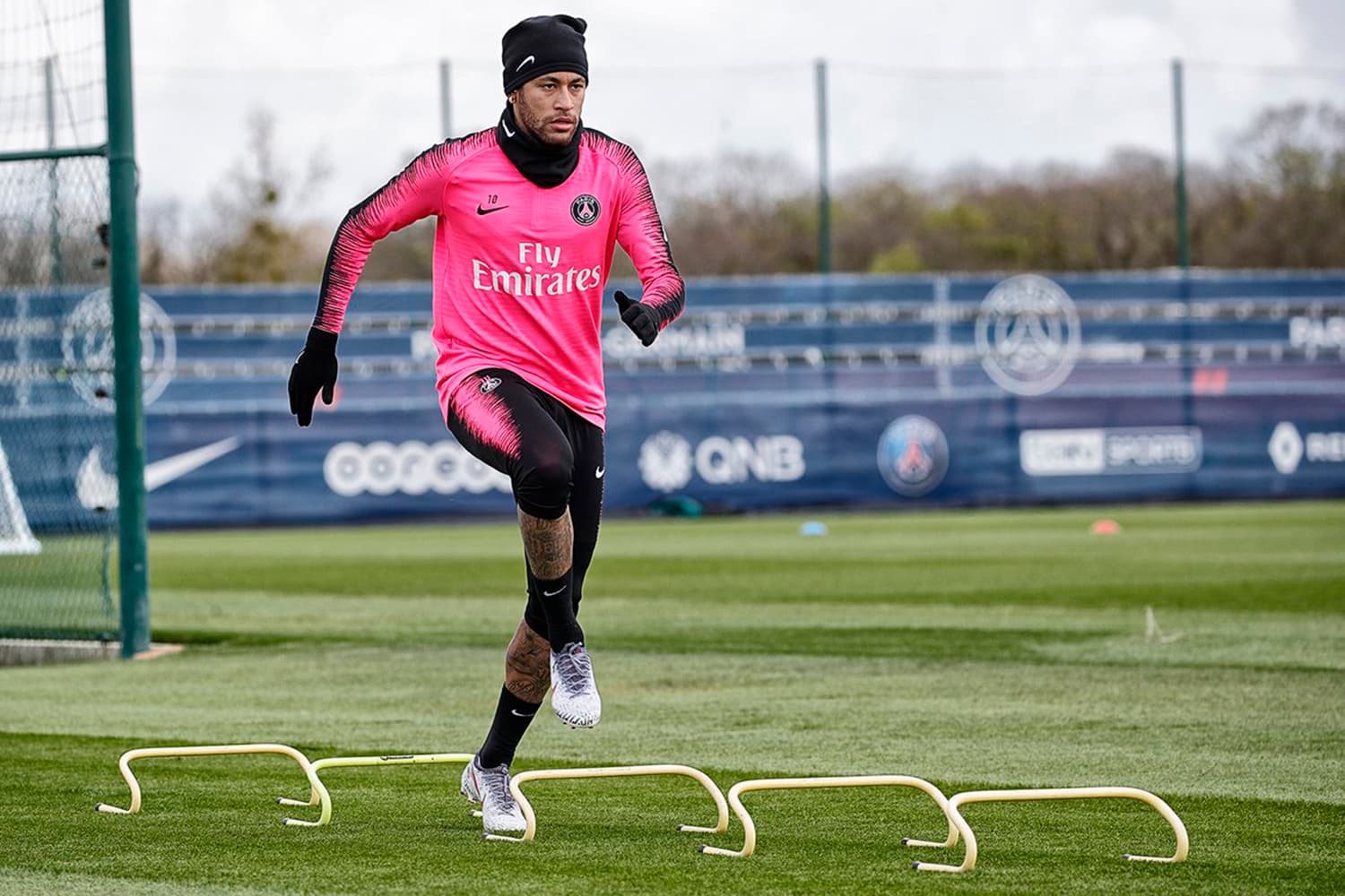 Neymar durante treino em Paris, França – 03/04/2019