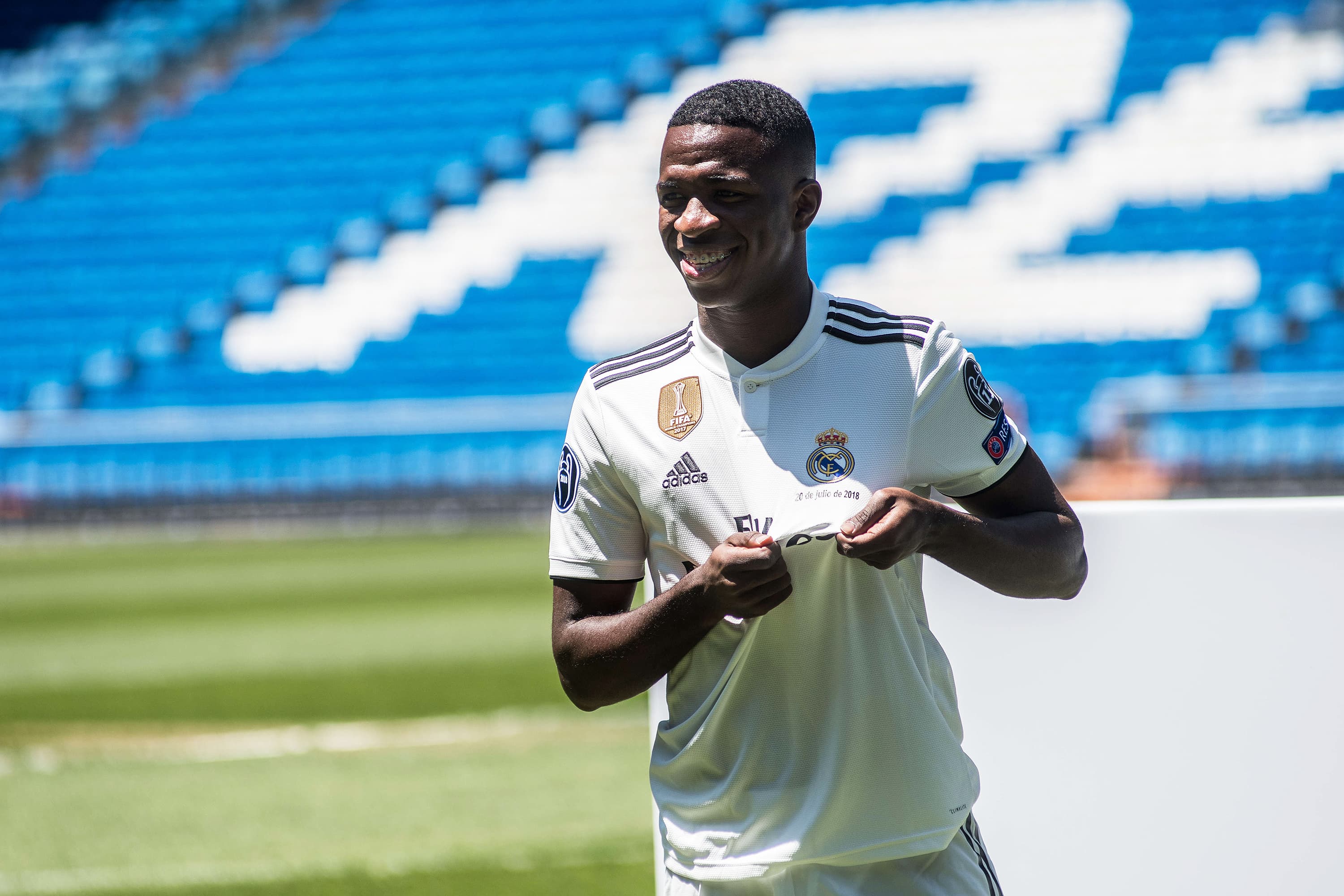 Vinícius Júnior é apresentado no Real Madrid – 27/07/2018