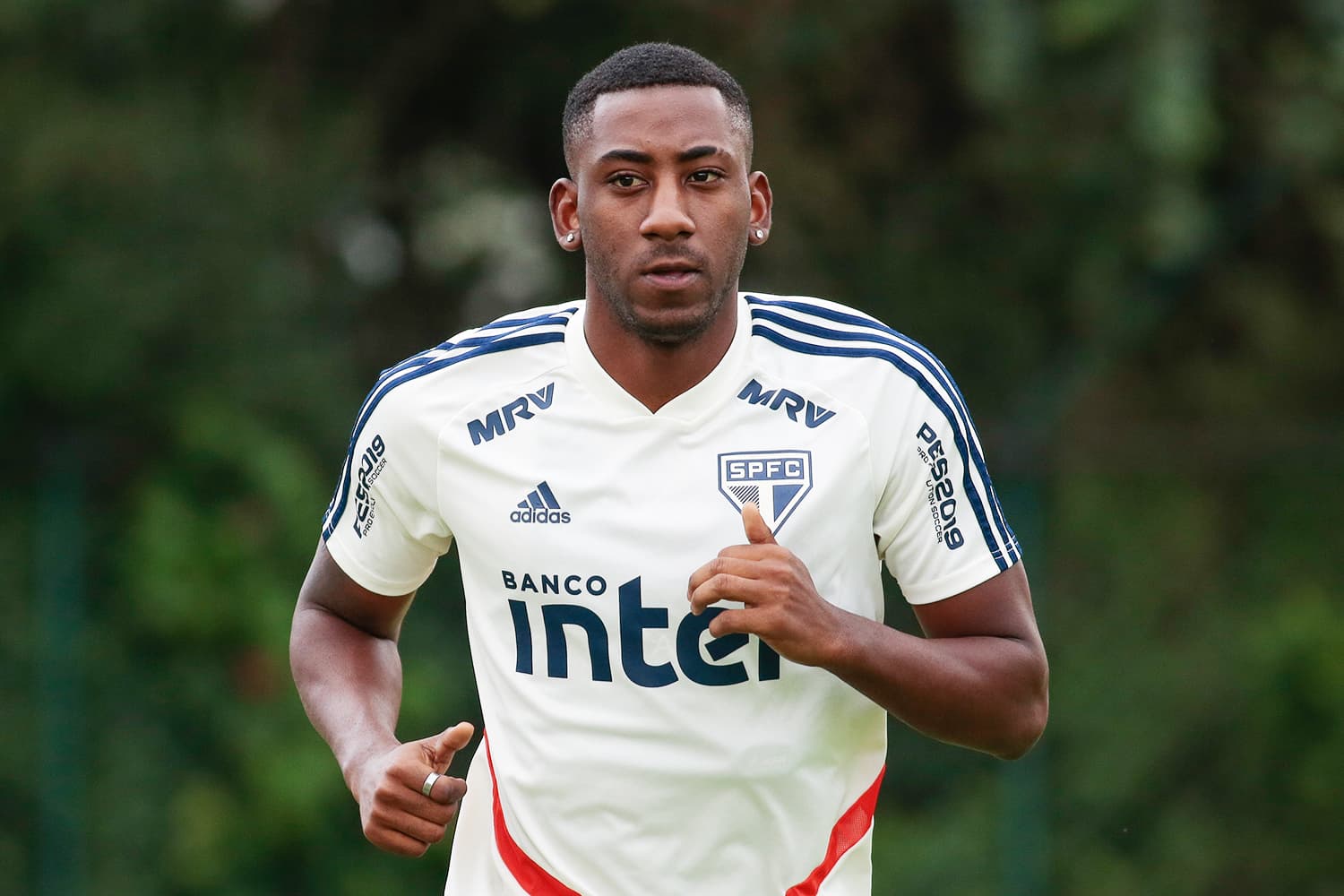 Gonzalo Carneiro, jogador do São Paulo, durante treino realizado na zona oeste da capital paulista – 28/03/2019