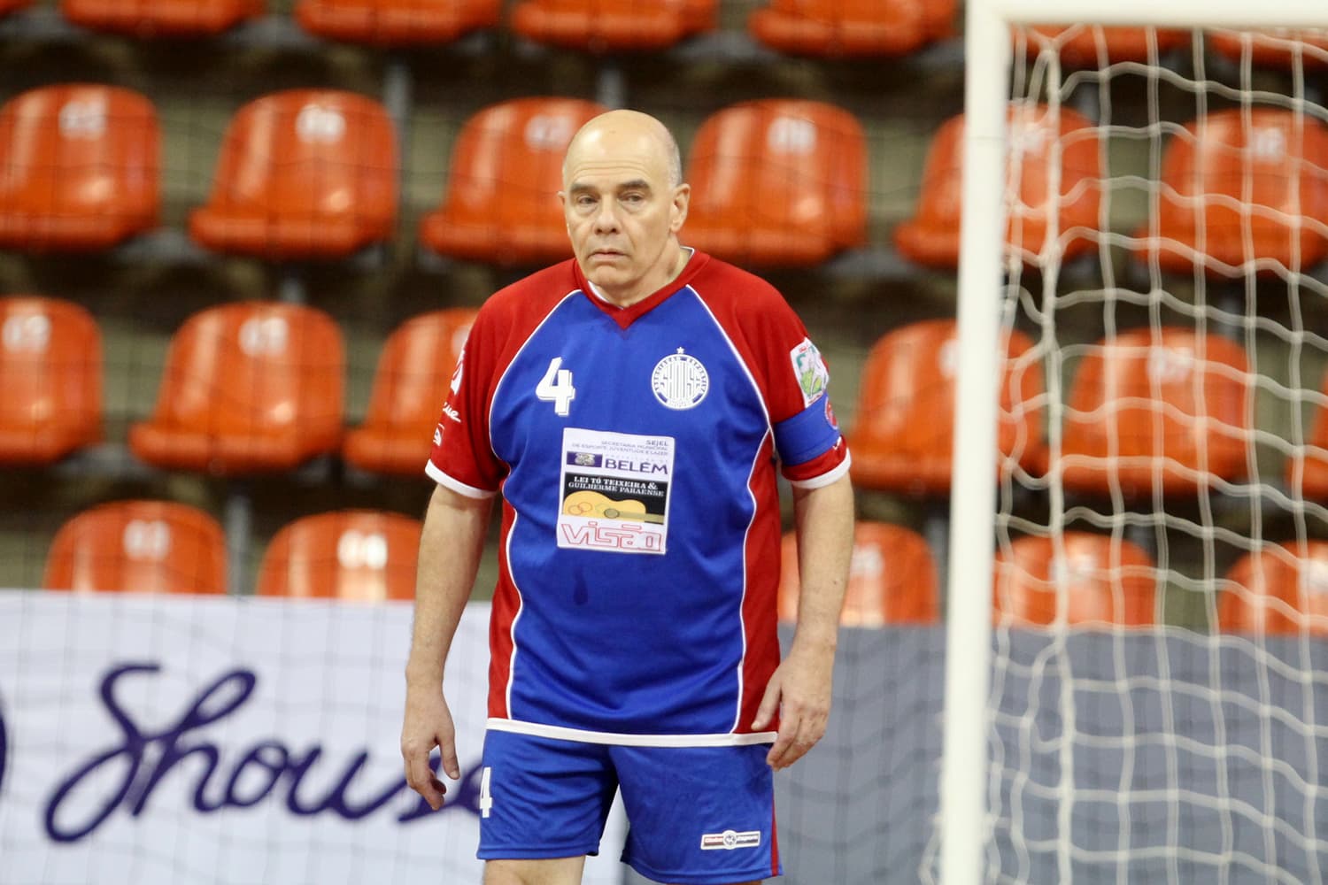 Roberto Martins, jogador da Shouse, atuando na Liga Futsal 2018