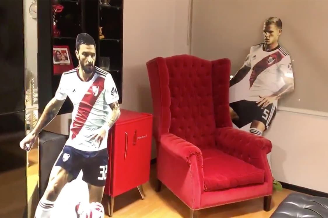 Jogadores de papelão do River Plate