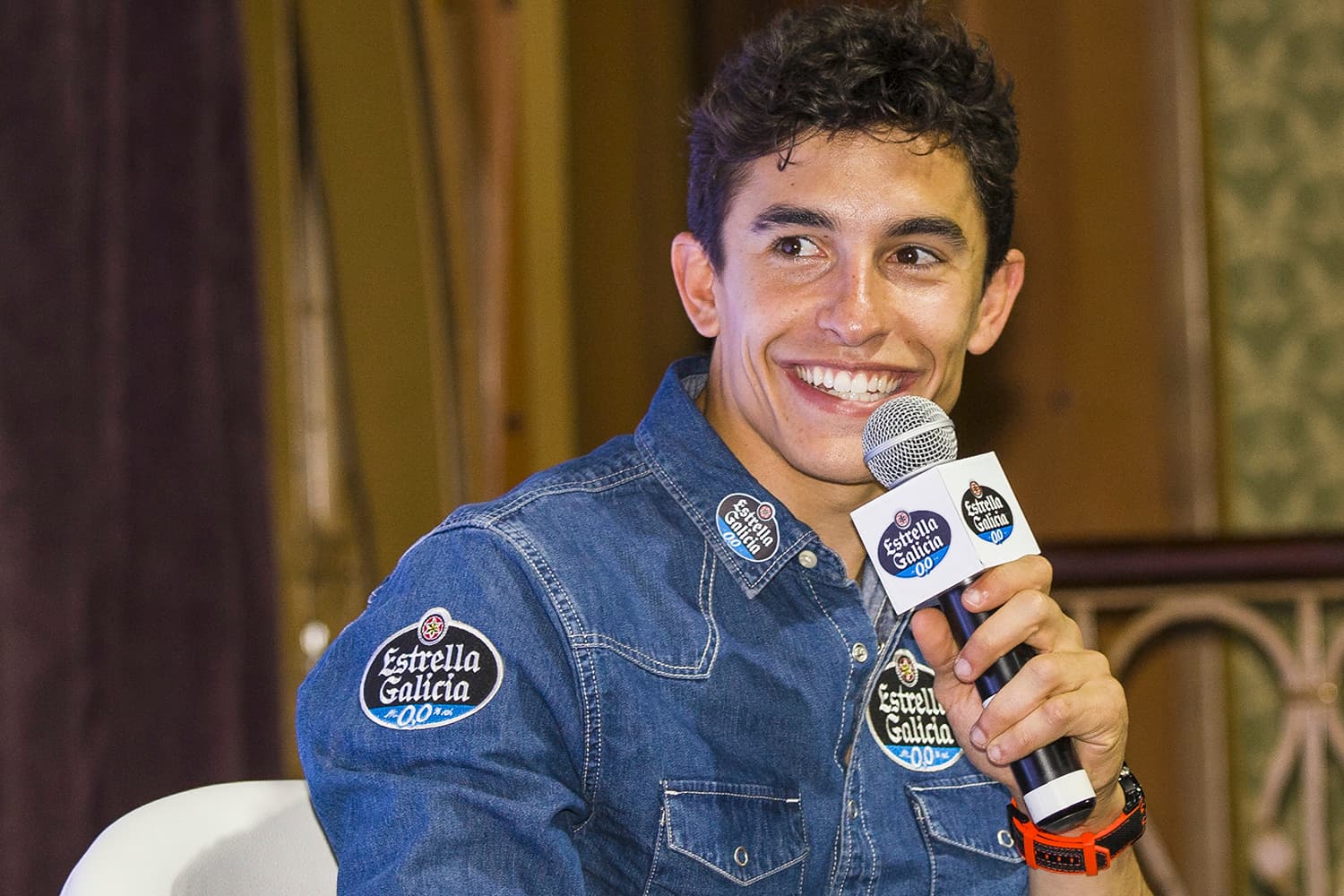 Coletiva de Imprensa com os pilotos Marc Márquez e Alexandre Barros realizada no Centro Cultural Rio Verde em São Paulo – 02/04/2019