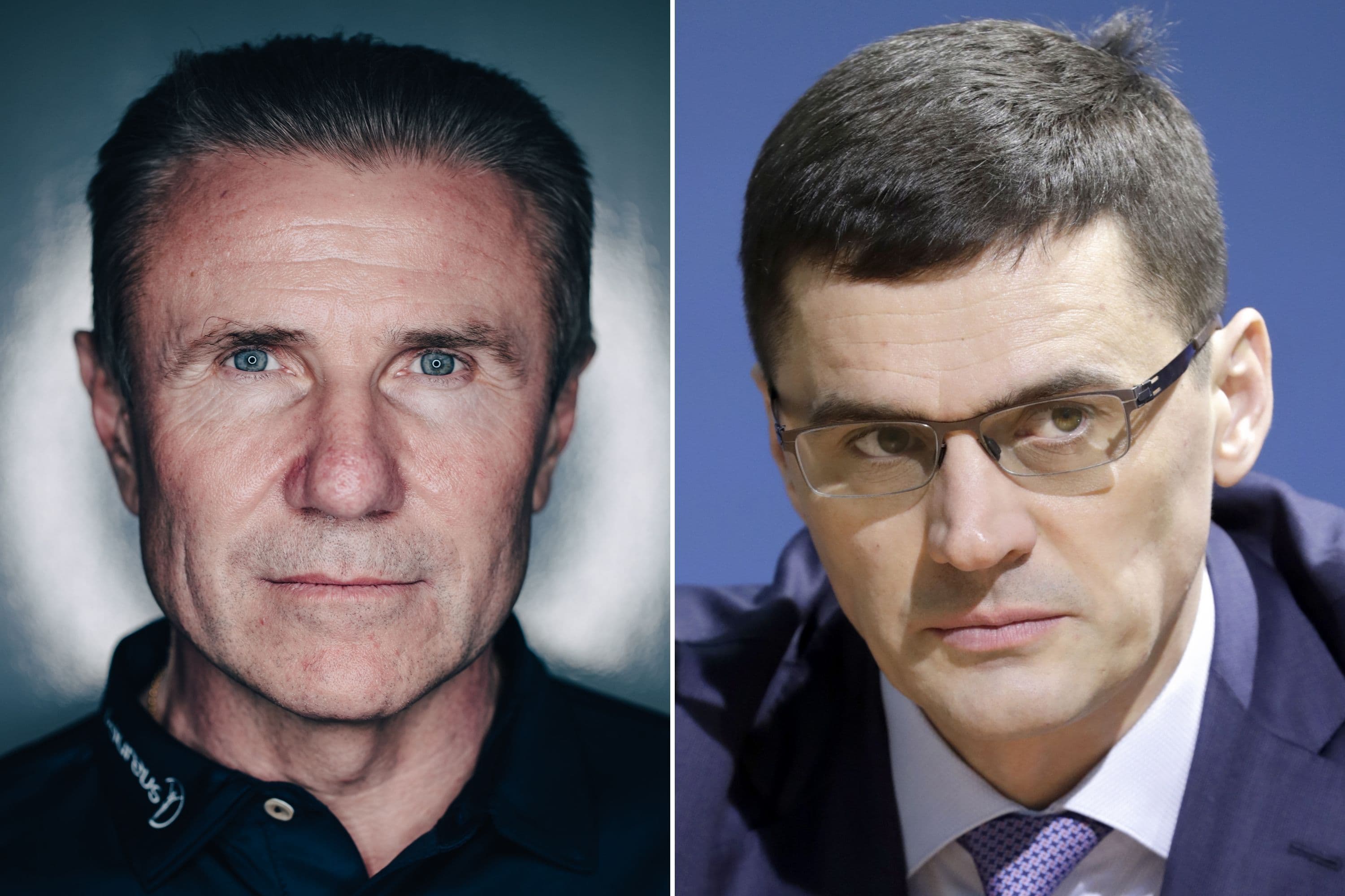 Os ex-atletas Serguei Bubka e Alexander Popov, envolvidos em escândalo de compra de votos para o Rio de Janeiro sediar as Olimpíadas de 2016