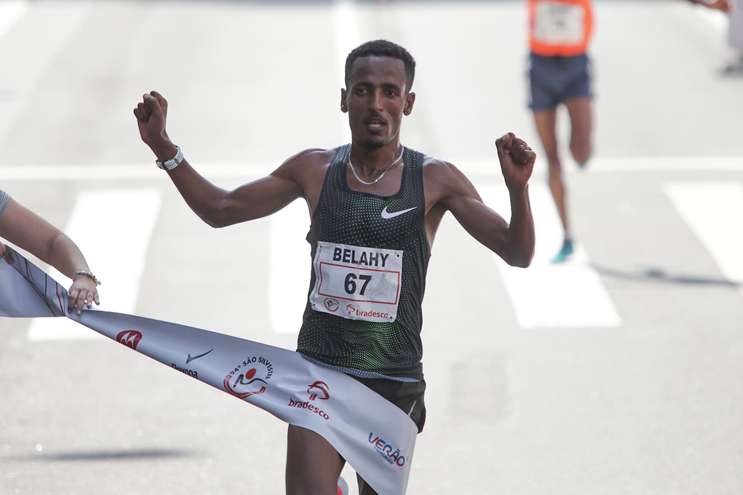 Belay Tilahun Bezabh vencedor da categoria Masculina na 94ª edição da corrida de São Silvestre - 31/12/2018