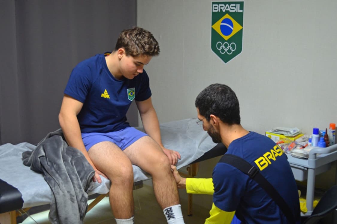 Michel Macedo, atleta do esqui alpino do Brasil na Olimpíada de Inverno