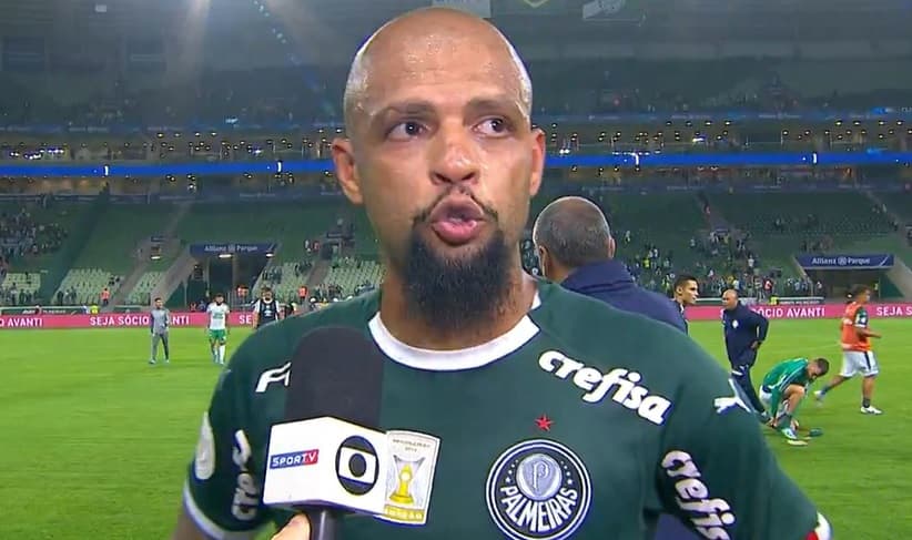 Felipe Melo em entrevista após Palmeiras 1 x 0 Chapecoense – 16/10/2019
