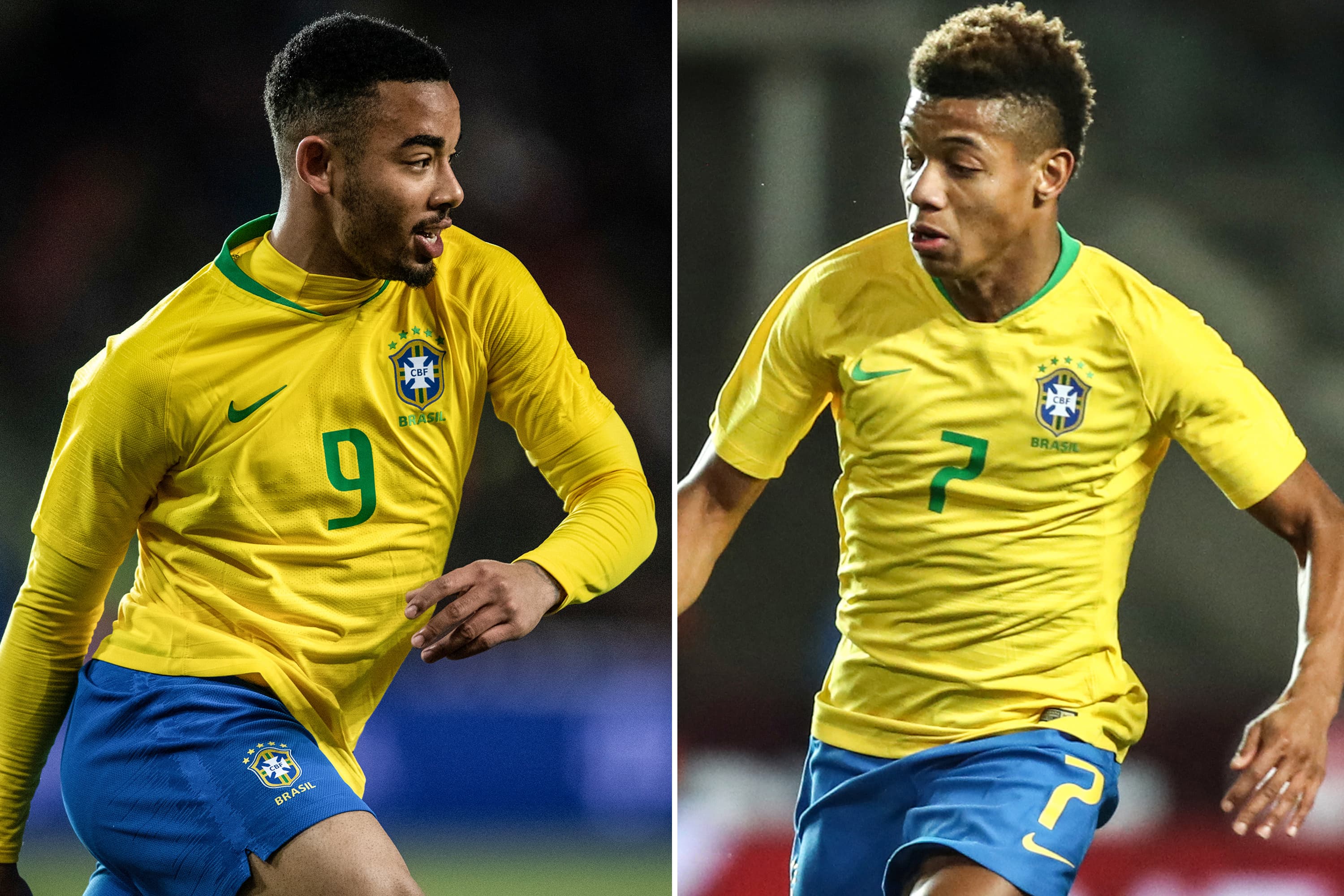 Gabriel Jesus e David Neres