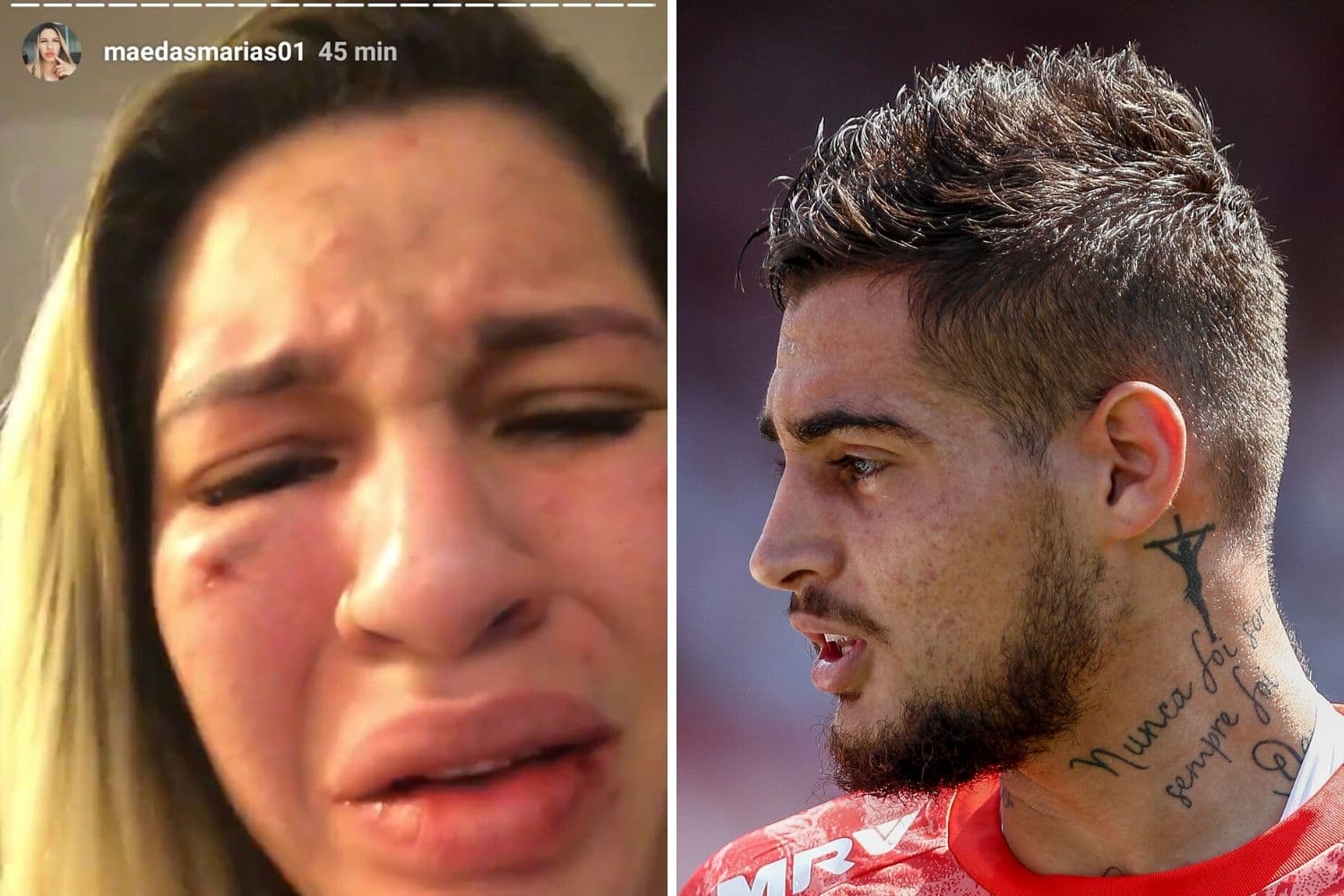 Mulher de Jean, goleiro do São Paulo, relata agressões