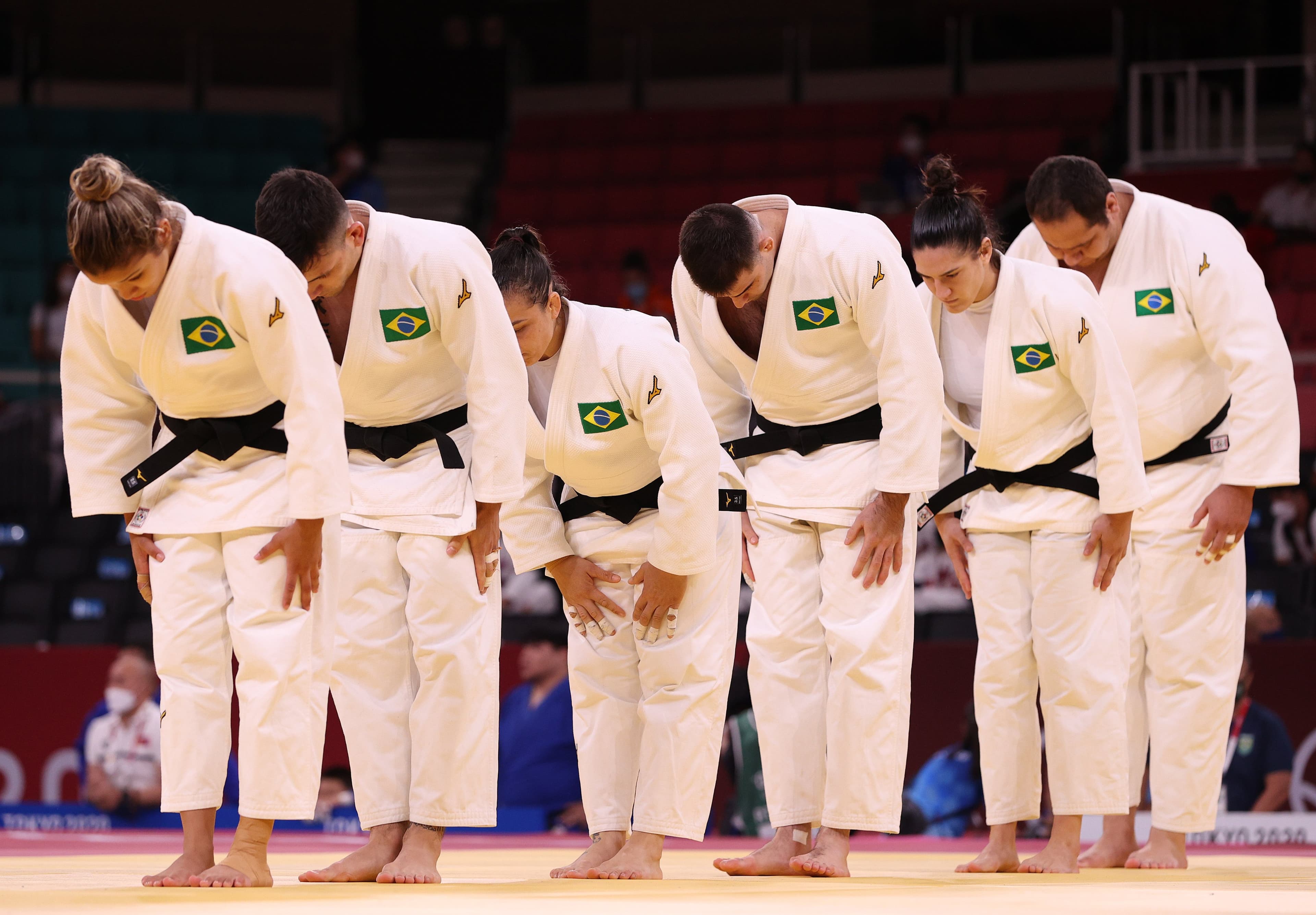 Equipe brasileira de judô em Tóquio