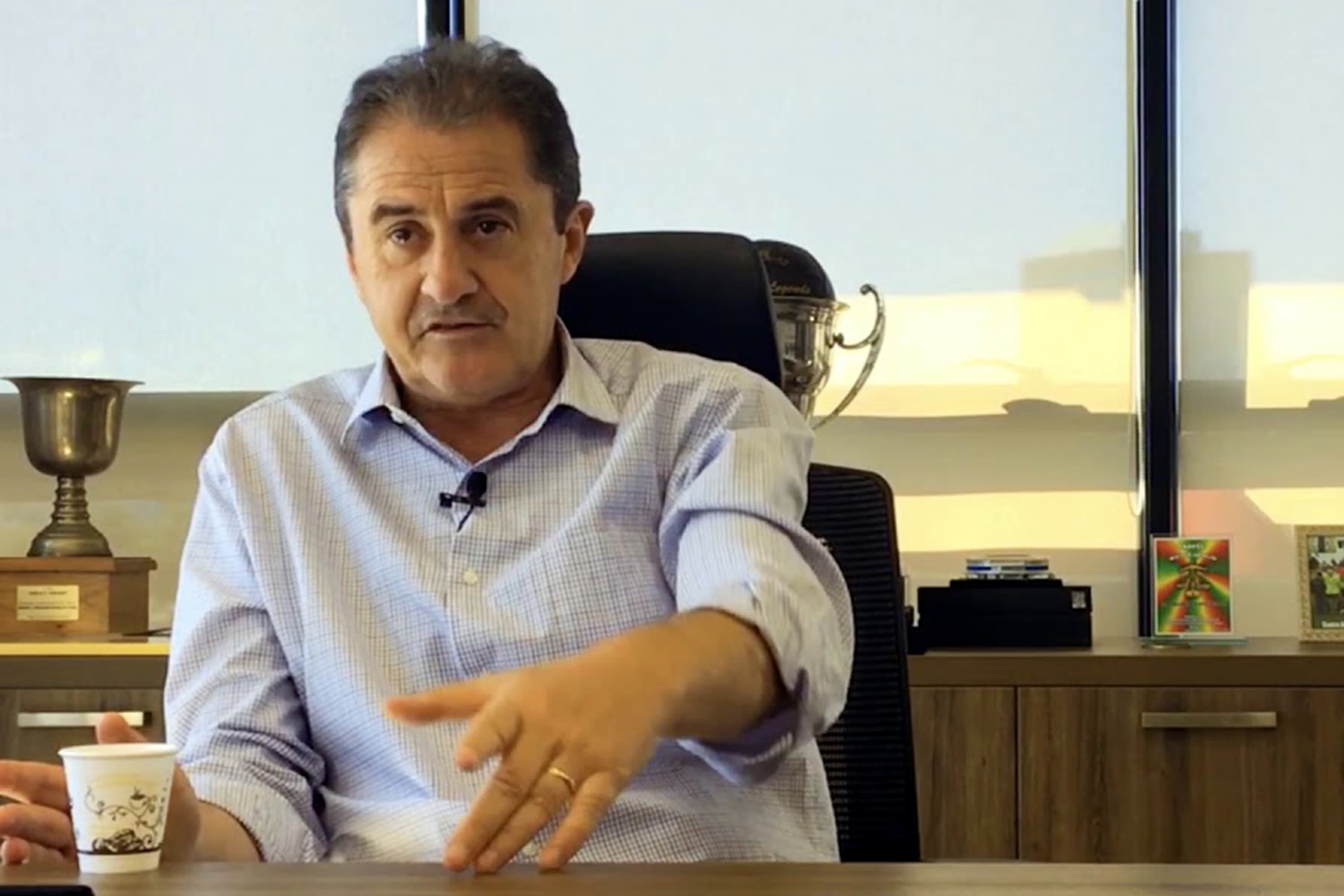 Francisco Noveletto, um dos vice-presidentes da CBF