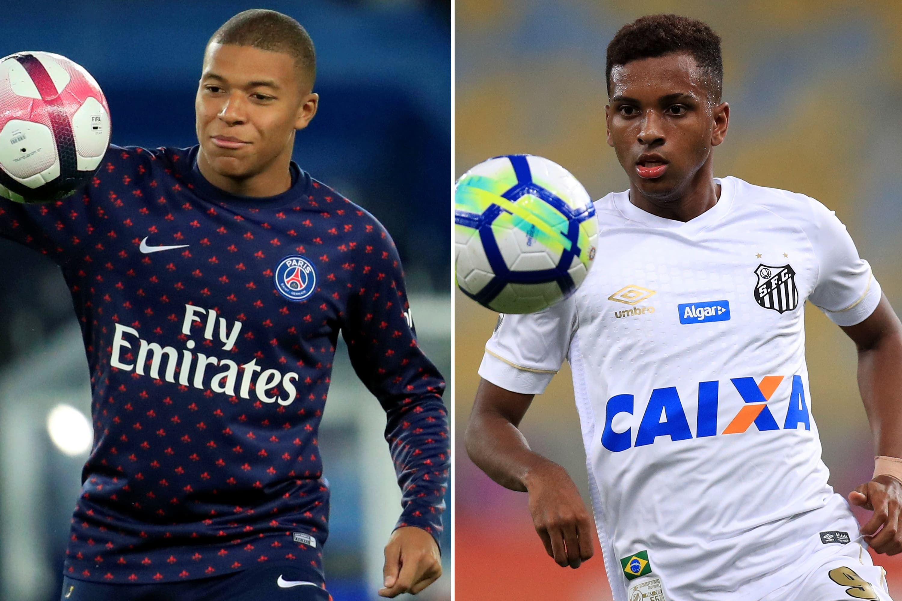 Mbappé e Rodrygo