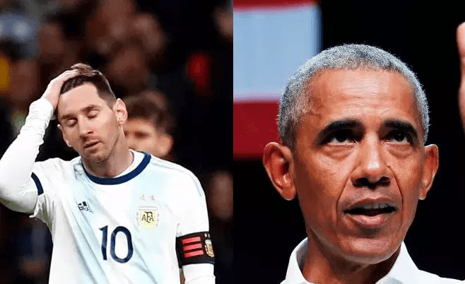 Lionel Messi e Barack Obama