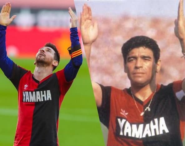 Messi homenageou Maradona após a morte do ídolo argentino