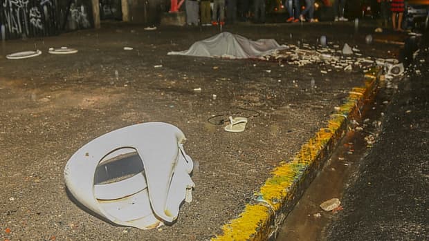 Torcedor morreu ao ser atingido por vaso sanitário durante briga no Estádio do Arruda