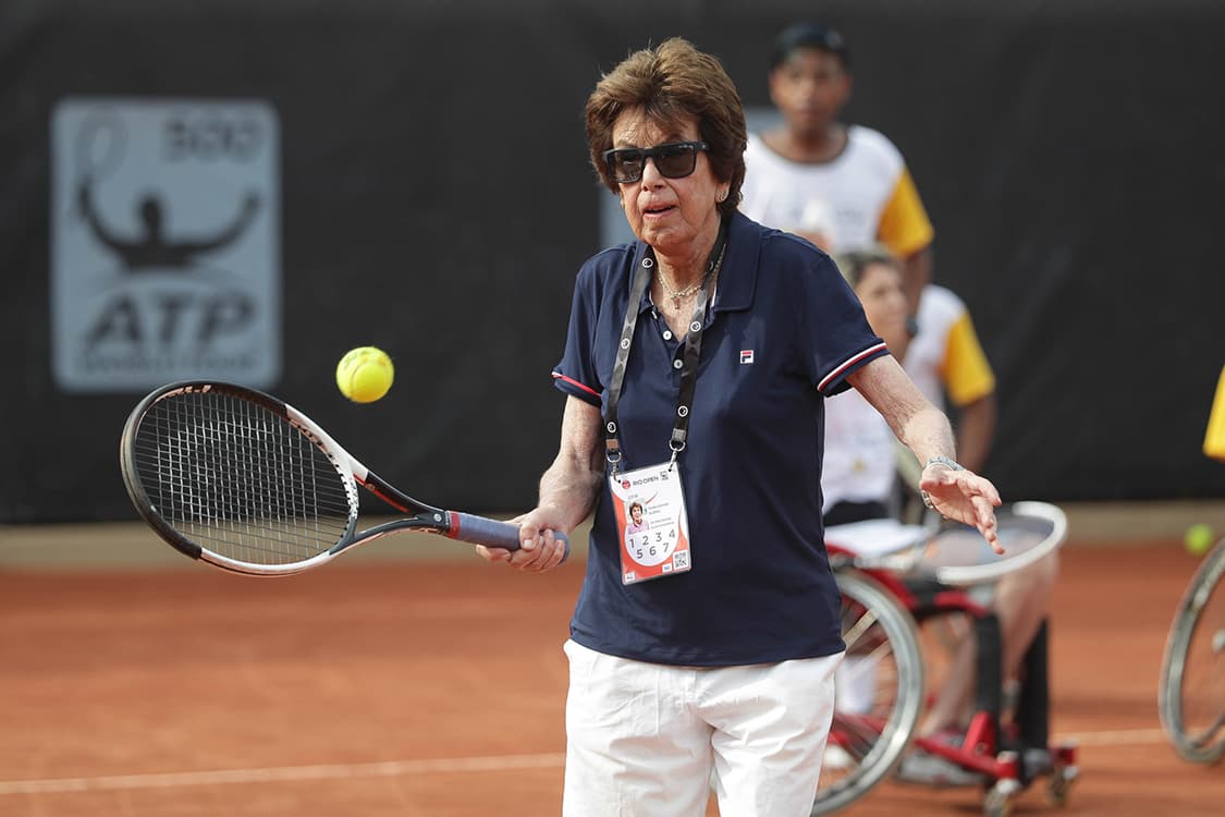 Maria Esther Bueno no evento Claro Rio Open
Clínica Inclusiva – 2018