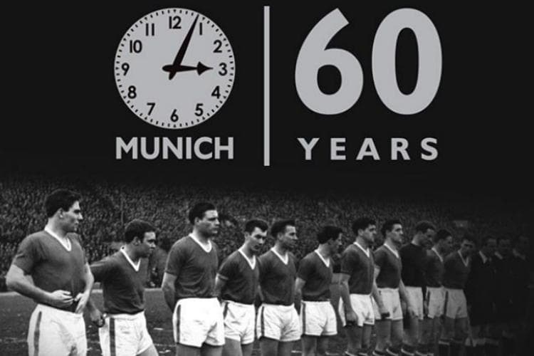 Manchester Unite recorda desastre de Munique