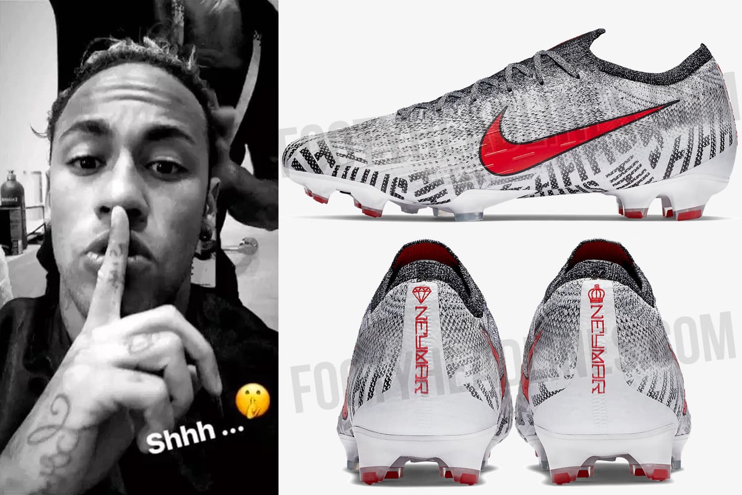 Nova chuteira Nike do jogador Neymar