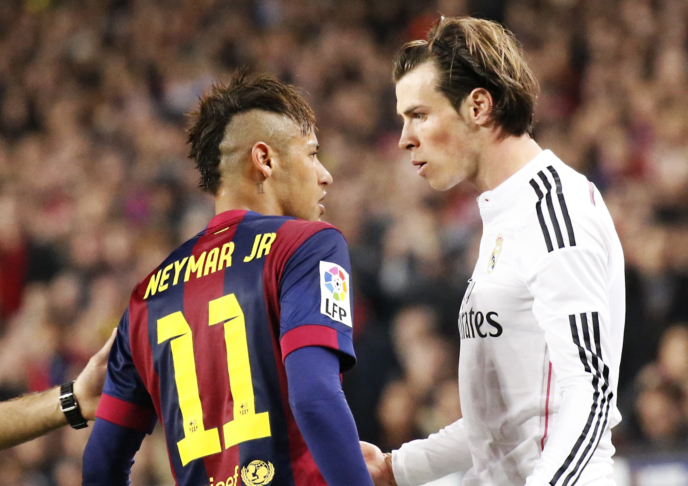 Neymar e Bale foram rivais na Espanha, mas deixaram clubes pela porta de trás