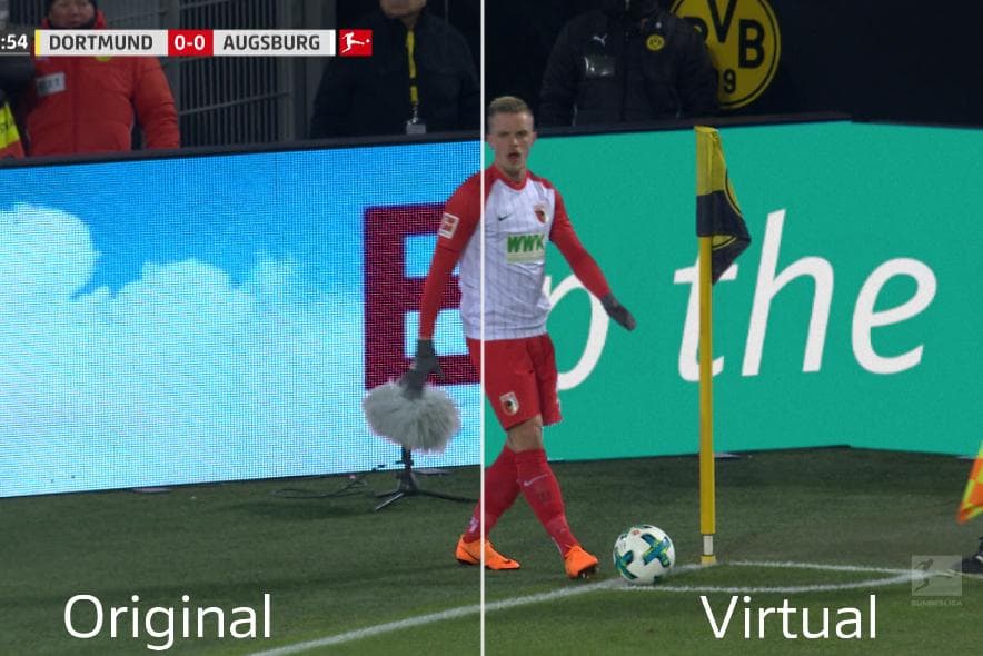 Bundesliga mostrou como serão as placas virtuais