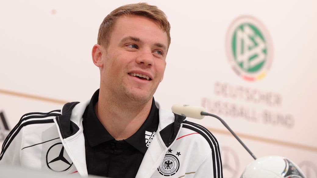 Neuer, goleiro e destaque da Alemanha, uma das favoritas ao título da Eurocopa