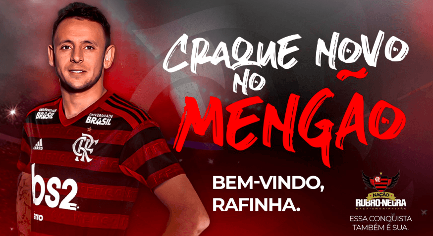 Flamengo anuncia a contratação do lateral direito Rafinha