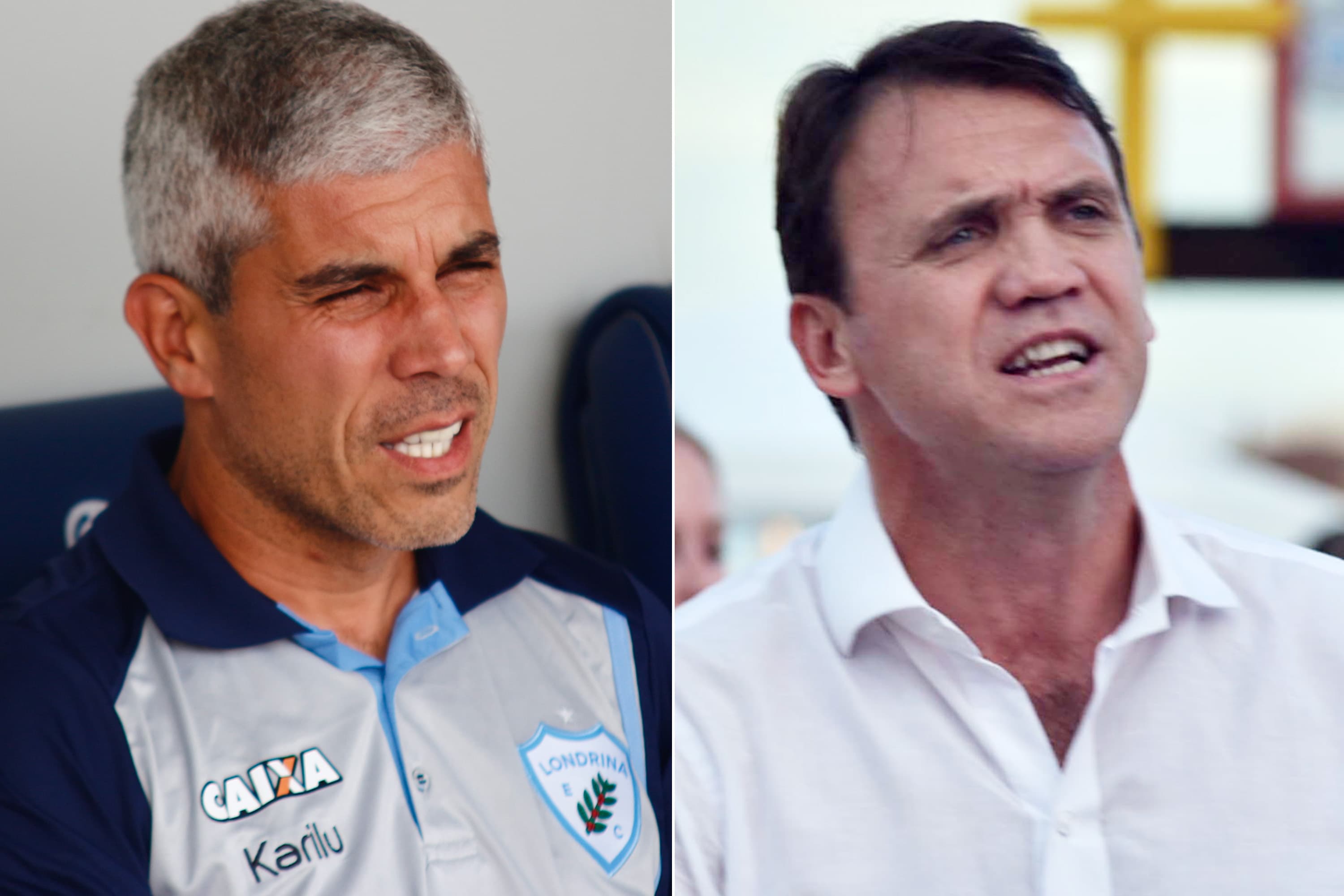 Os ex-jogaores Ricardinho e Petkovic