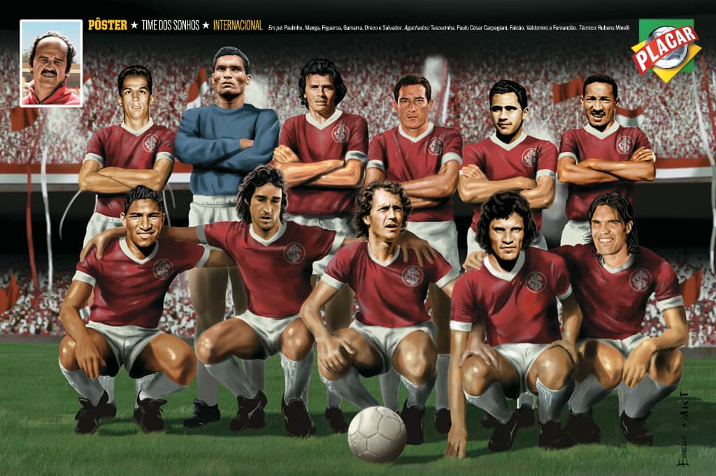 Time dos Sonhos do Internacional, eleito pela revista PLACAR em novembro de 2006