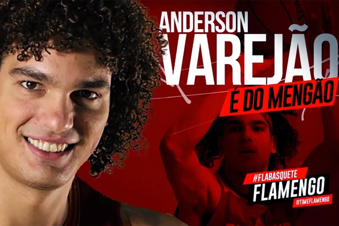 Flamengo anuncia a contratação do pivô Anderson Varejão, de 35 anos