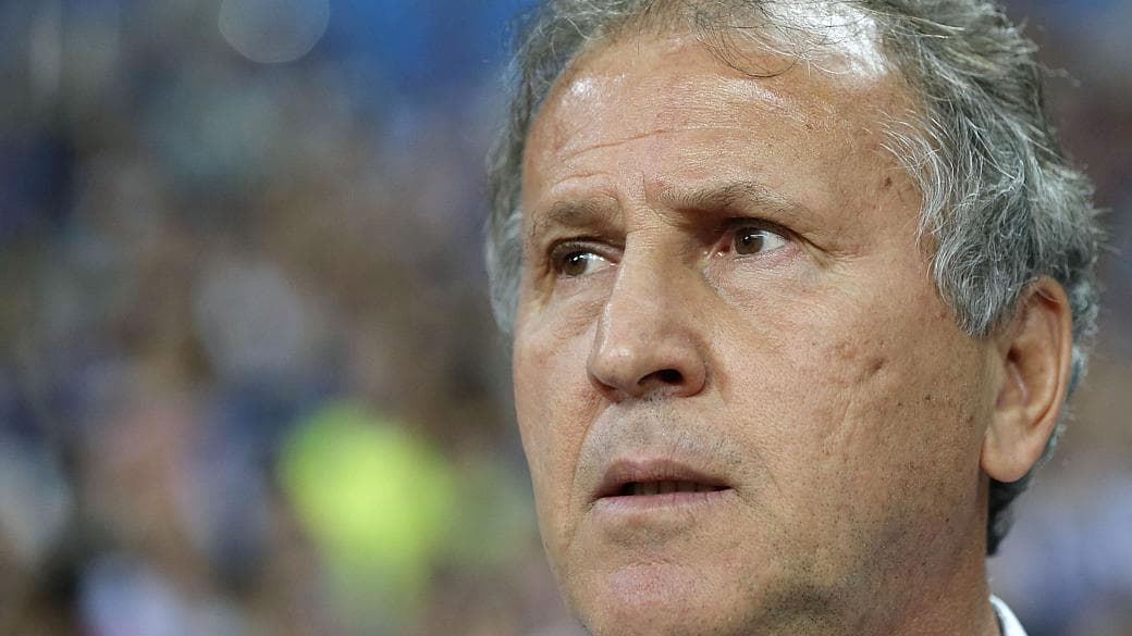 Zico, durante partida da seleção do Iraque, em 2012