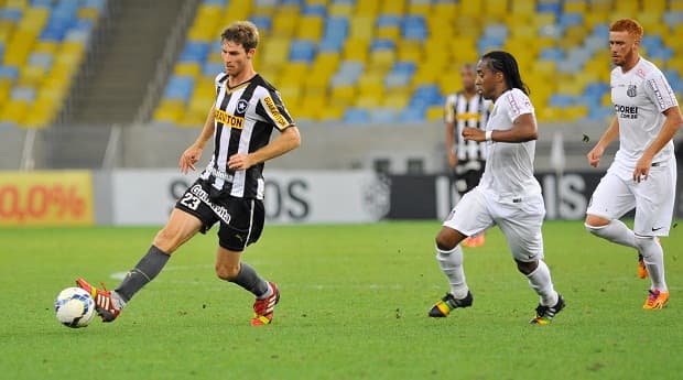 Partida entre Botafogo e Santos