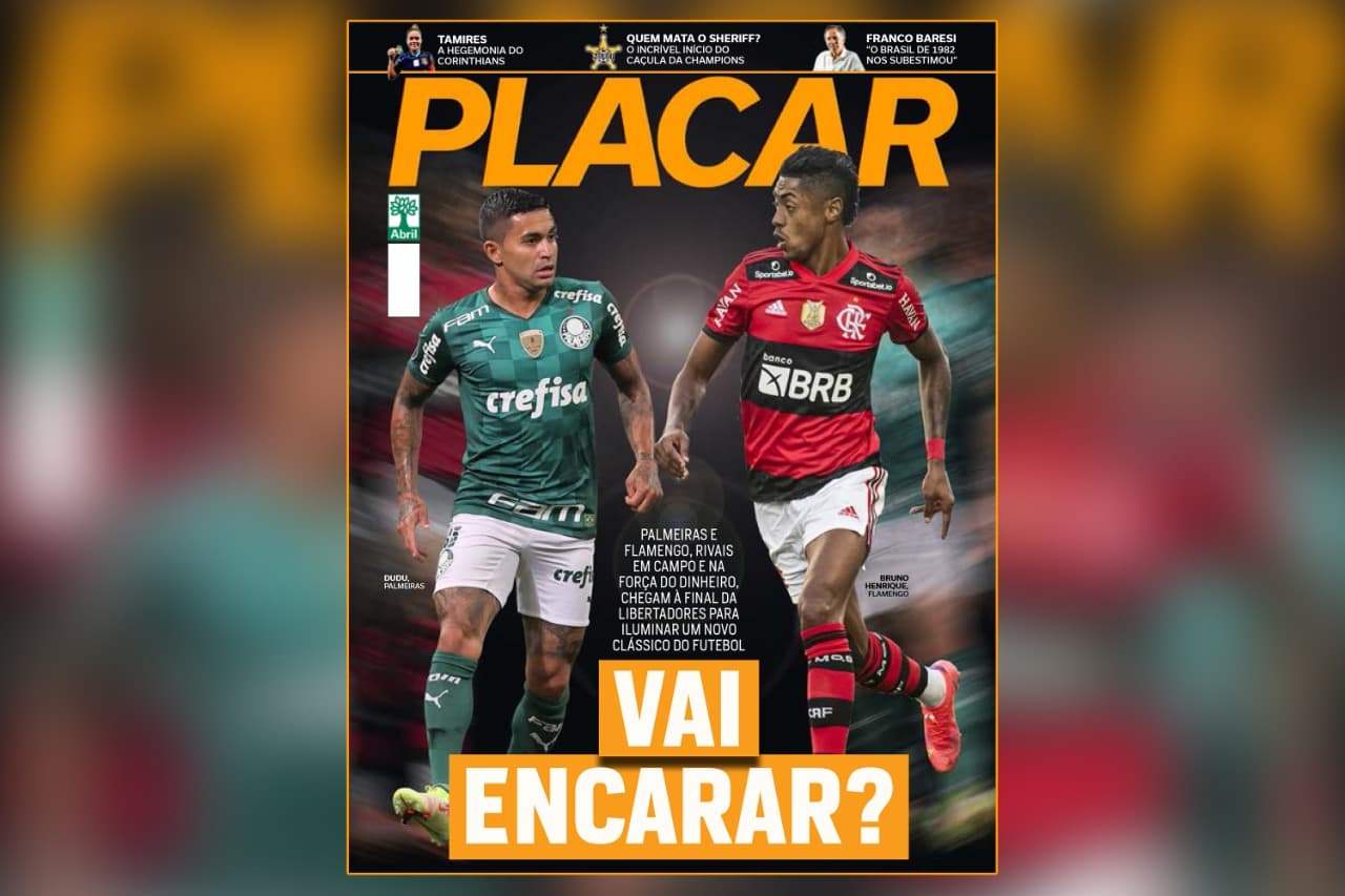 Capa da edição de outubro da Revista PLACAR -