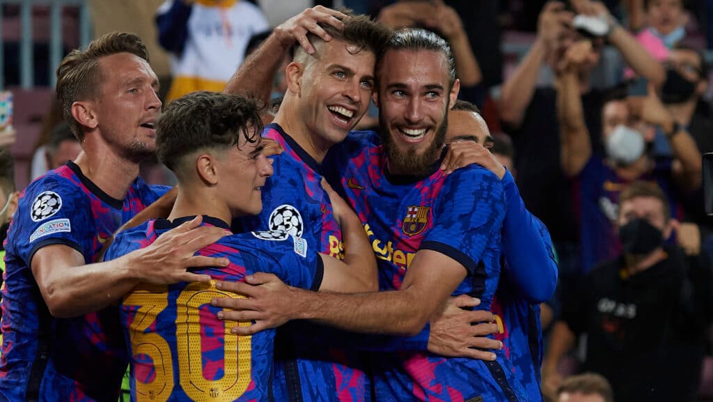 Piqué marcou o primeiro gol dos catalães na atual edição da Liga dos Campeões -