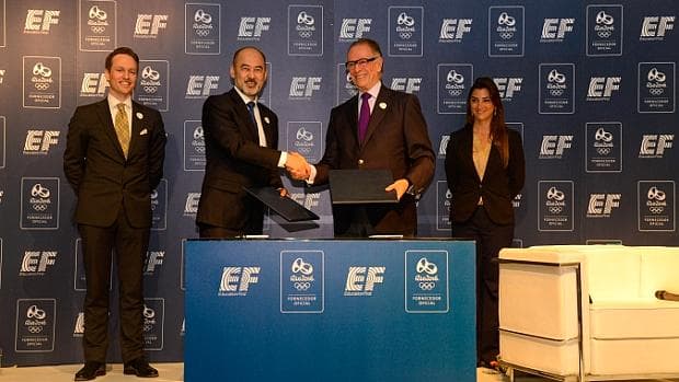 Acordo entre Rio 2016 e EF Education First foi assinado nesta quinta-feira, na sede do Comitê Organizador