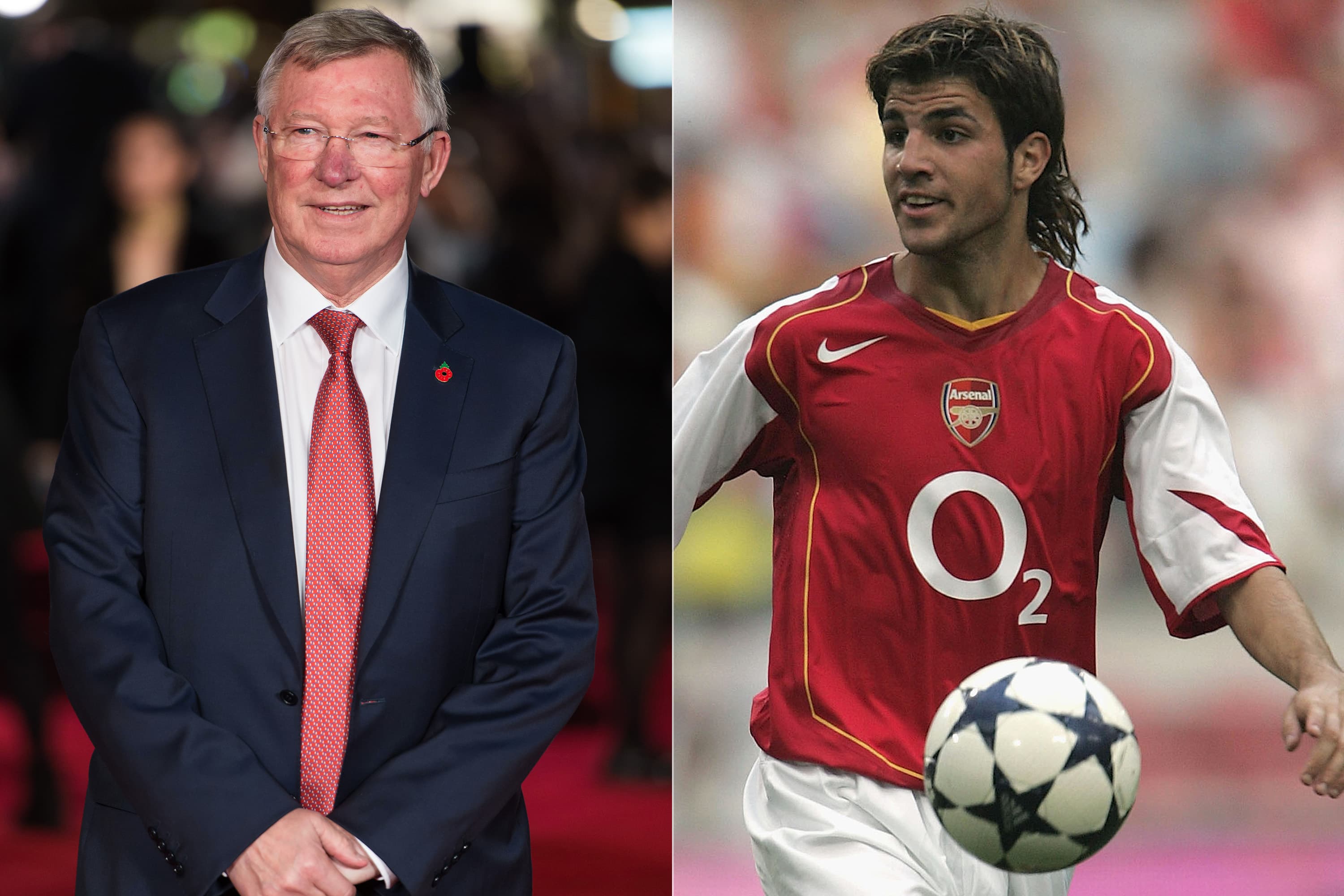 Alex Ferguson e Frascesc Fabregas