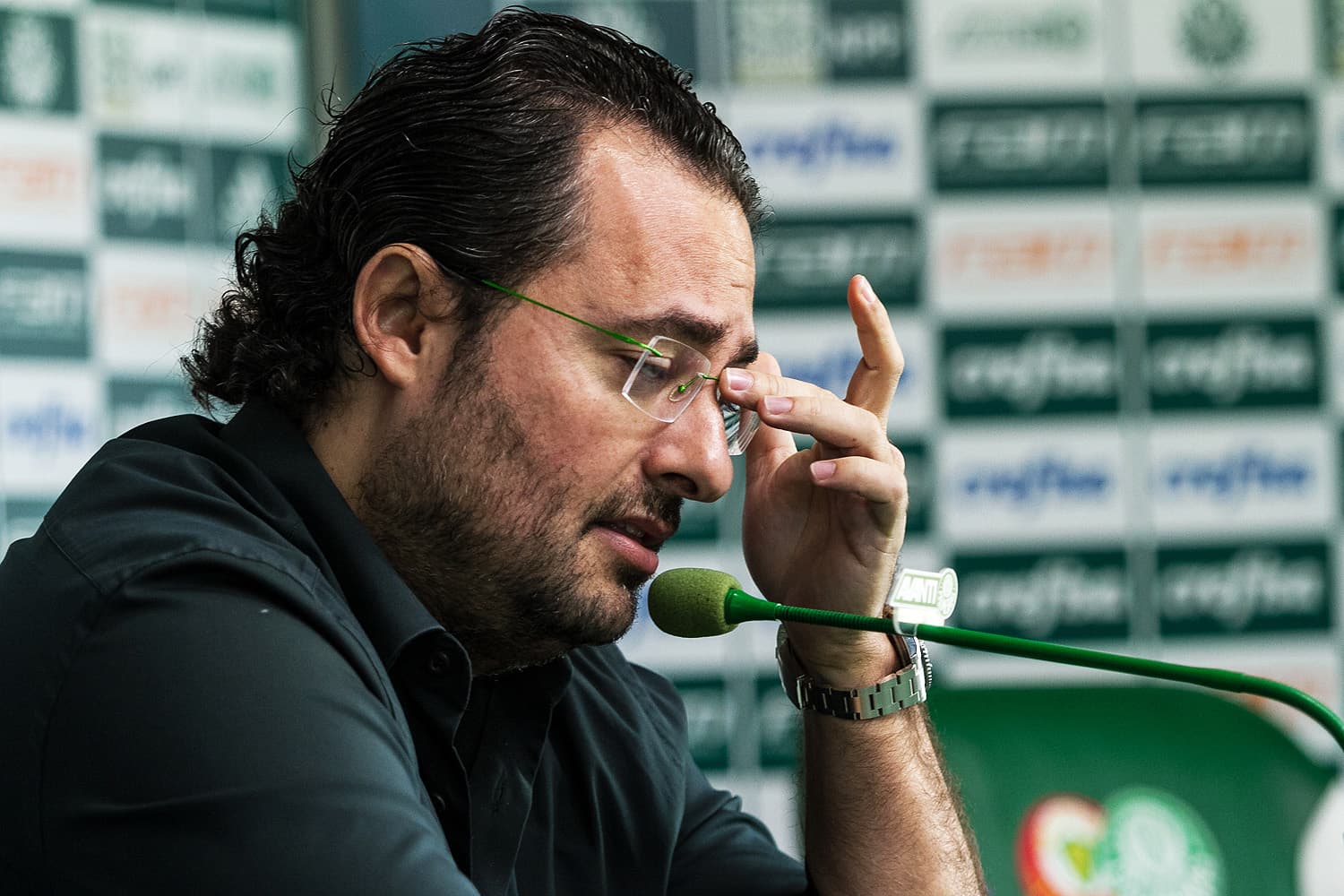 Coletiva do Alexandre Mattos Diretor de Futebol do Palmeiras