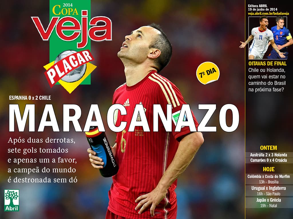 Capa da edição de VEJA PLACAR desta quinta-feira (19)