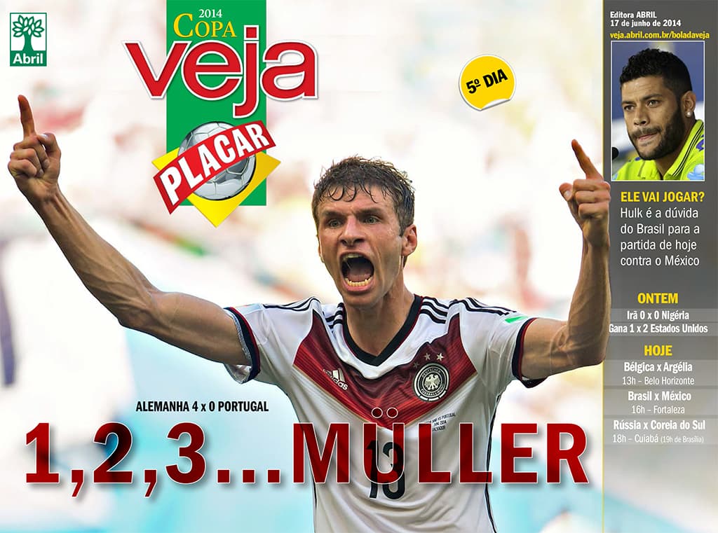 Capa da edição diária de VEJA e PLACAR de 17 de junho